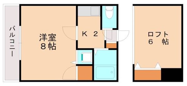 九産大前駅 徒歩10分 2階の物件間取画像